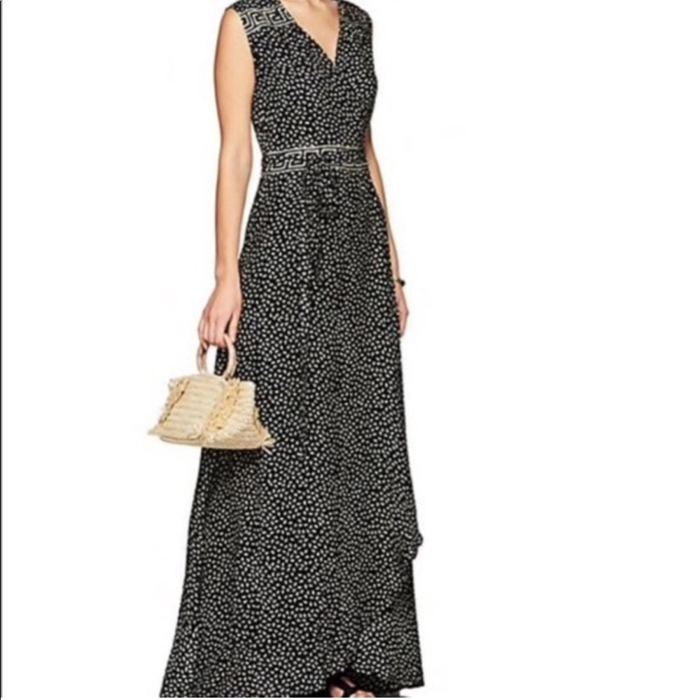 Natalie Martin Black and White Maxi Dress